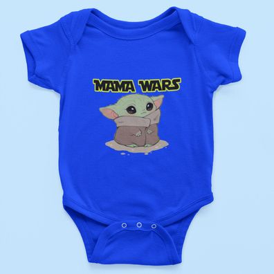 Bio Baumwolle Babystrampler für Star Wars Baby Yoda mama wars funny