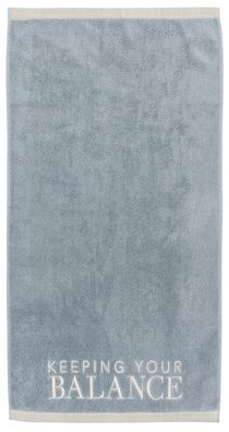 Handtuch "Keeping your Balance" blau - Räder Design