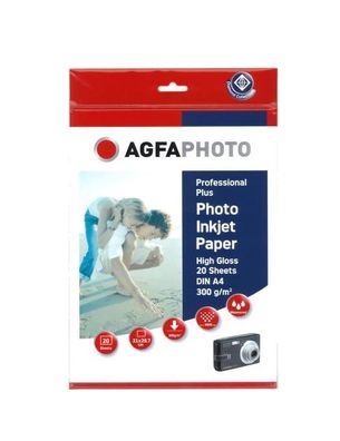 AGFA Photo Fotoglanzpapier glossy / glänzen A4 - 300g/ m² - 20 Blatt