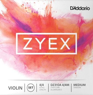 D'Addario DZ310A 4/4M Zyex - medium - Saiten für Violine