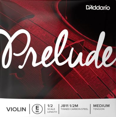 D'Addario J811 1/2M Prelude - medium - e1-Einzelsaite für 1/2-Violine