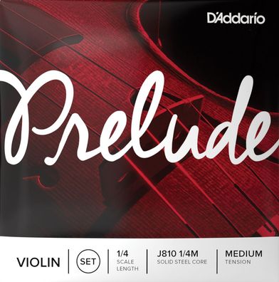 D'Addario J810 1/4M Prelude - medium - Saiten für 1/4-Violine
