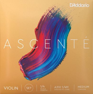 D'Addario A310 1/4M Ascent&eacute; - medium - Saiten für 1/4-Violine