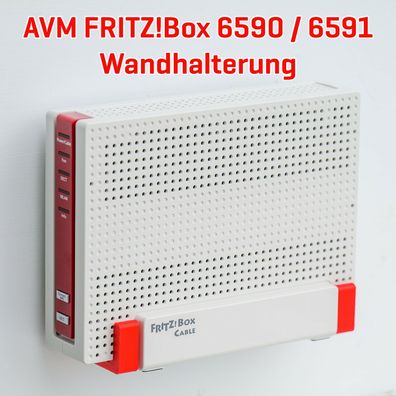 FRITZ!Box 6590 / 6591 / 6690 Cable Wandhalterung - AVM - Router - 2 Wandhaken