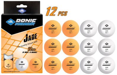 DONIC Schildkröt Tischtennisball "Jade" 12er Box sortiert