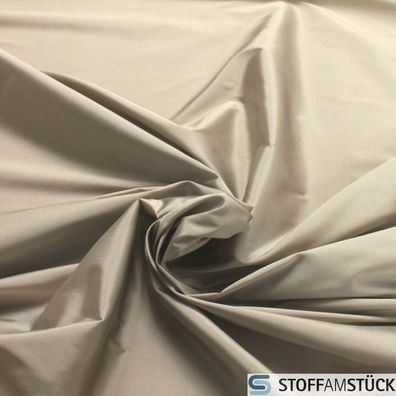 Stoff Viskose Polyester Kleidertaft hellgrau Taft dezenter Glanz kiesel grau
