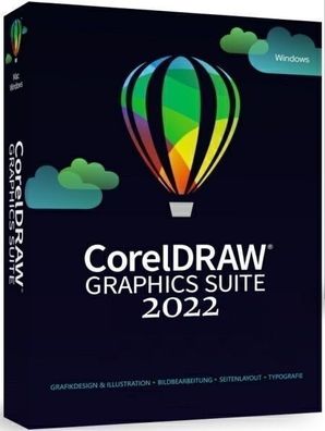 CorelDraw Graphics Suite 2022 Windows Vollversion kein Abo.