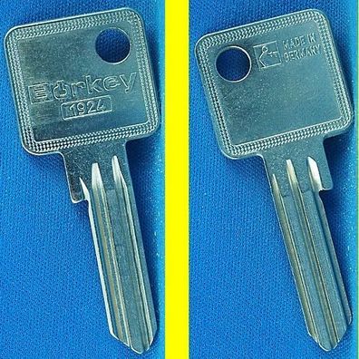 Schlüsselrohling Börkey 1924 für Abus E60 Profil RM Serie 1 - 30000 / Profilzylinder