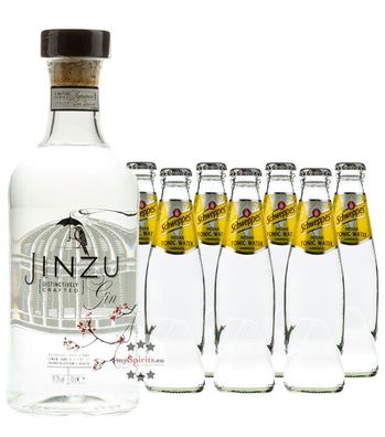 Jinzu Gin & Schweppes Indian Tonic Set (41,3 % vol., 2,1 Liter) (41,3 % vol., hide)