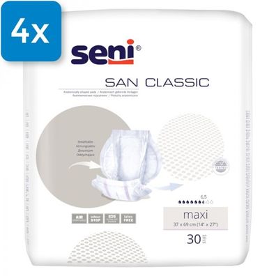 SENI SAN Classic Maxi Vorlage 4 x 30 Stück