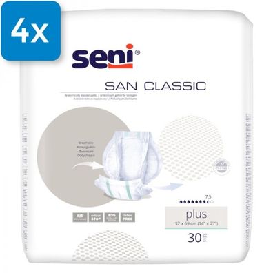 SENI SAN Classic Plus Vorlage 4 x 30 Stück
