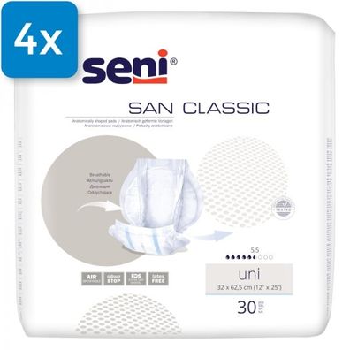 SENI SAN Classic Uni Vorlage 4 x 30 Stück