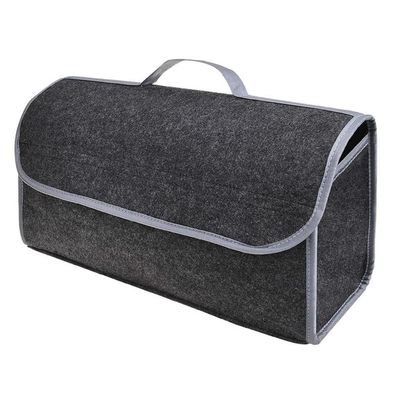 Kofferraumtasche Filz Kofferraum Organizer Grau Rücksitztasche mit Klett Toolbag