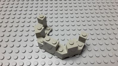 Lego 1 Burg Festung Mauer Brüstung Althellgrau 4x8x2 Nummer 6066