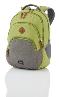 schicker Travelite Basics Freizeitrucksack, grün-grau