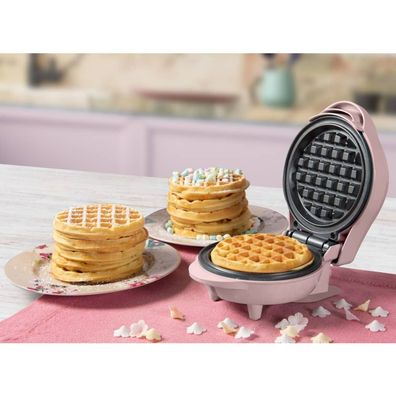 Bestron Mini-Waffeleisen AMW500P 550 W Rosa
