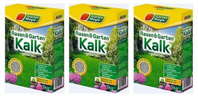 1,11€/ kg) 9 kg Rasen Garten Kalk gekörnt Rasenkalk Gartenkalk ganzjährig Dünger