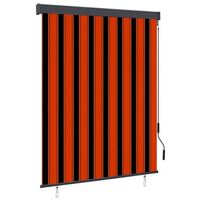 vidaXL Außenrollo 140x250 cm Orange und Braun