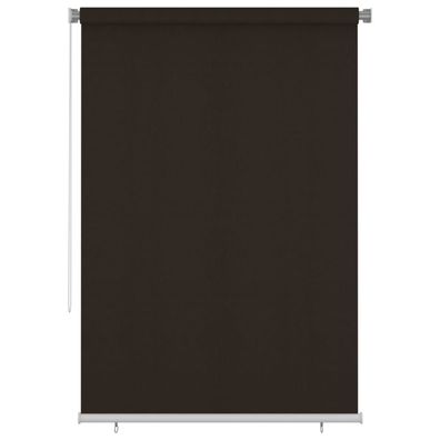 vidaXL Außenrollo 160x230 cm Braun HDPE
