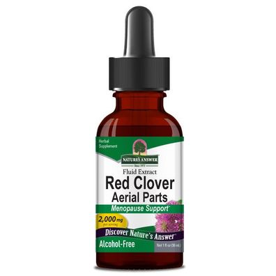 Nature's Answer, Red Clover Aerial Parts, Alcohol-Free, 2000mg, 30ml