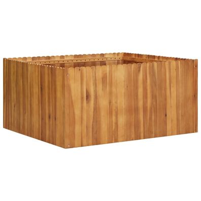 vidaXL Garten-Hochbeet 100 x 100 x 50 cm Massivholz Akazie