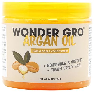 Wonder Gro Argan Oil Hair & Scalp Conditioner 340g
