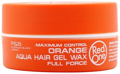 RED ONE Aqua Hair Gel Wax Orange 150ml
