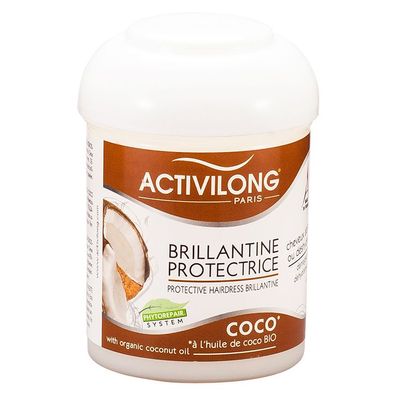 Activilong Pomade Bio-Kokosnuss-Schutzfrisur Brillantine, 125 ml