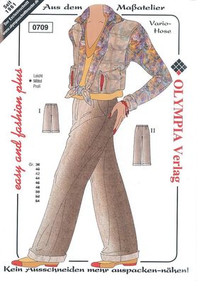 Schnittmuster Easy and Fashion Nr. 709 "Vario-Hose"