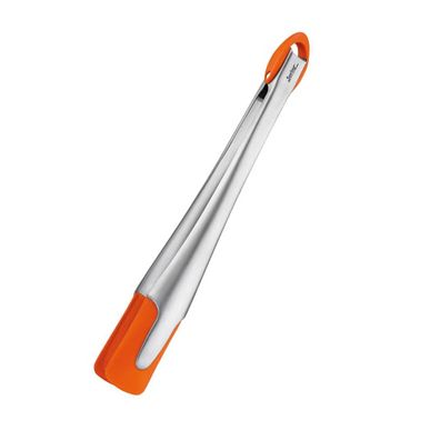 Spring Küchenzange Universalzange Grillzange 32.5 cm orange Edelstahl Silikon