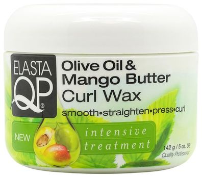 Elasta Qp Olive Oil & Mango Butter Curl Wax Intensive Treatment 142G