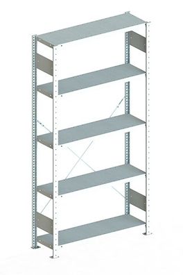 Steckregal 2000x1000x300 mm verzinkt Fachlast 230 Kg