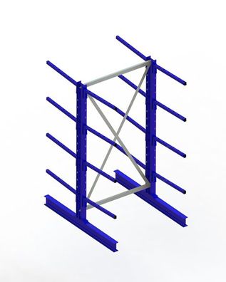 Kragarmregal Multistrong light 2000x1000x600 mm doppelseitig