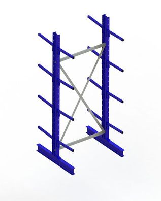 Kragarmregal Multistrong light 2500x1000x400 mm doppelseitig