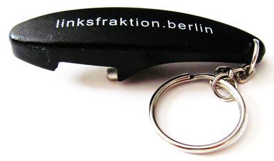 Linksfraktion Berlin - Flaschenöffner als Schlüsselanhänger