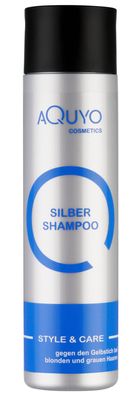 Silber Shampoo Anti Gelbstich Silbershampoo blondes graues weißes Haar No-Yellow