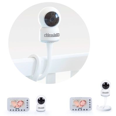 Chipolino Video-Babyphone Atlas 4,3 Zoll, Nachtsicht, Alarm, Temperatursensor