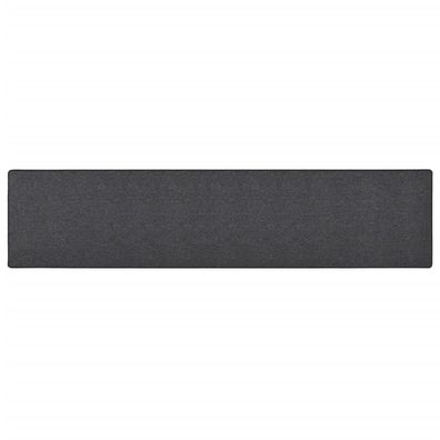 vidaXL Teppichläufer Anthrazit 50x250 cm