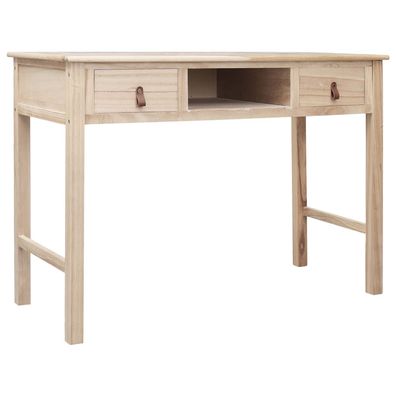 vidaXL Schreibtisch Natur 110 × 45 × 76 cm Holz