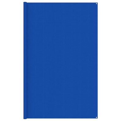 vidaXL Zeltteppich 300x500 cm Blau HDPE