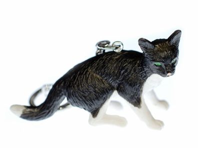 Europäische Kurzhaar Schlüsselanhänger Miniblings Anhänger Hauskatze Cat Katze