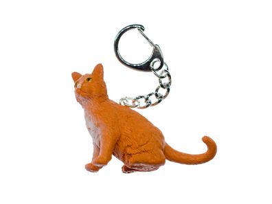 Chausie Katze Schlüsselanhänger Miniblings Schlüsselring Anhänger Abessiner