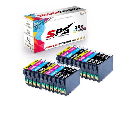 20x Tinten Epson 502XL Multipack kompatibel für Epson Workforce WF-2865DWF