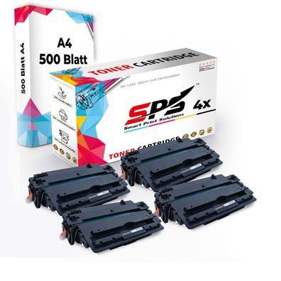 Druckerpapier A4 + 4x Multipack Set Kompatibel für HP LaserJet Managed MFP M 725 ...