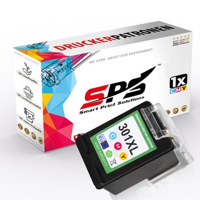1x Kompatibel für HP Envy 4500 E-AIO Druckerpatronen 301XL CH564EE#UUS Farbig
