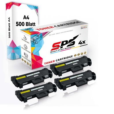 Druckerpapier A4 + 4x Multipack Set Kompatibel für Samsung Xpress M 2625 D (MLT-D1...