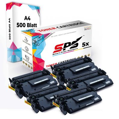 Druckerpapier A4 + 5x Multipack Set Kompatibel für HP LaserJet Enterprise M 506 ...