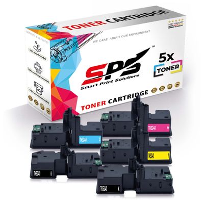 5x Multipack Set Kompatibel für OKI C 542 DN (46490607, 46490606, 46490605, 464906...