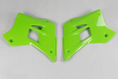 Tankverkleidung Kühlerabdeckung radiator scoops für Kawasaki Kdx 200 95-18 grün