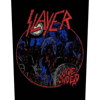 Slayer Live Undead Rückenaufnäher Backpatch Metal Shop